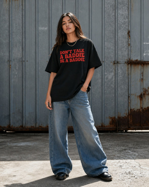 BaddieWear oversized fit tee